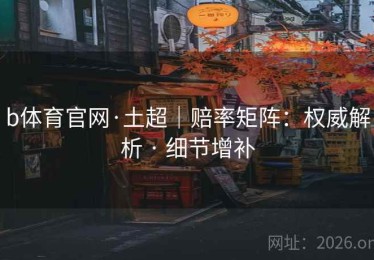 b体育官网·土超｜赔率矩阵：权威解析 · 细节增补