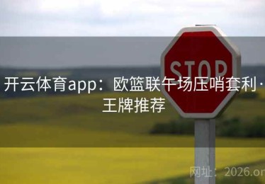 开云体育app：欧篮联午场压哨套利·王牌推荐