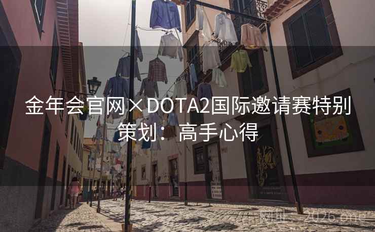 金年会官网×DOTA2国际邀请赛特别策划：高手心得