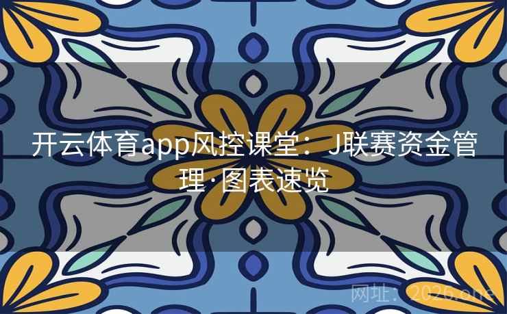 开云体育app风控课堂：J联赛资金管理·图表速览